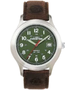 Expedition Metal Field 40mm Leather Strap Watch