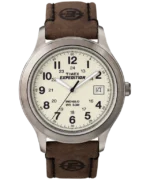 Expedition Metal Field 40mm Leather Strap Watch