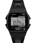 Timex T80 34mm Stainless Steel Bracelet Watch