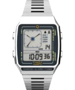 Q Timex Reissue Digital LCA 32.5mm Stainless Steel Bracelet Watch
