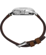 Marlin® Automatic California Dial 40mm Leather Strap Watch