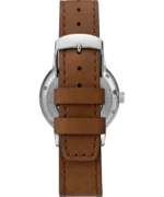 Marlin® Automatic California Dial 40mm Leather Strap Watch