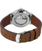 Marlin® Automatic California Dial 40mm Leather Strap Watch
