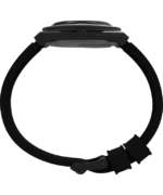 Q Timex GMT 38mm Synthetic Rubber Strap Watch