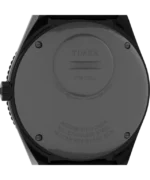 Q Timex GMT 38mm Synthetic Rubber Strap Watch