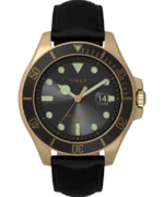 Harborside Coast 43mm Leather Strap Watch
