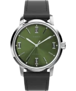 Marlin® Automatic 40mm Leather Strap Watch