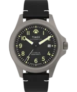 Expedition Titanium Automatic Black 41mm -Friendly Leather Strap Watch