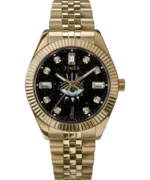 Timex x Jacquie Aiche 36mm Stainless Steel gold Bracelet Watch