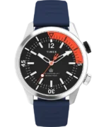 Waterbury Dive 41mm stainless Synthetic Rubber Strap Watch