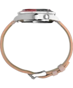 Waterbury Traditional GMT 39mm Mixed Material Strap Watch