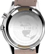 Waterbury Traditional GMT 39mm Mixed Material Strap Watch