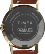 Timex Marlin® Hand-Wound x Snoopy Tennis 34mm Leather Strap Watch