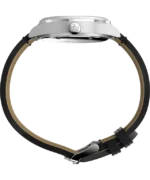 Waterbury Traditional Day Date 39mm Leather Strap Watch