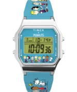 Timex T80 x Peanuts Gang's All Here 34mm Resin Strap Watch
