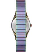 Q Timex 36mm Stainless Steel Expansion Band Watch