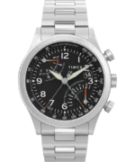 Waterbury Traditional Fly Back Chronograph 43mm Stainless Steel Bracelet Watch