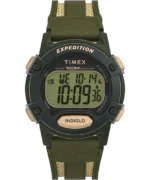Expedition CAT5 40mm Leather and Fabric Strap Watch