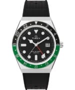 Q Timex® GMT 38mm Synthetic Rubber Strap Watch