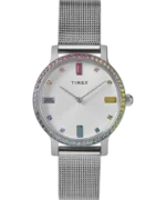 Transcend 31mm Stainless Steel Mesh Band Watch
