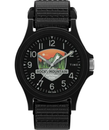 Timex Rocky Mountain National Park 40mm Fabric Strap Watch