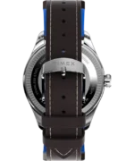 Timex X Pan Am Day-Date 42mm Leather Strap Watch